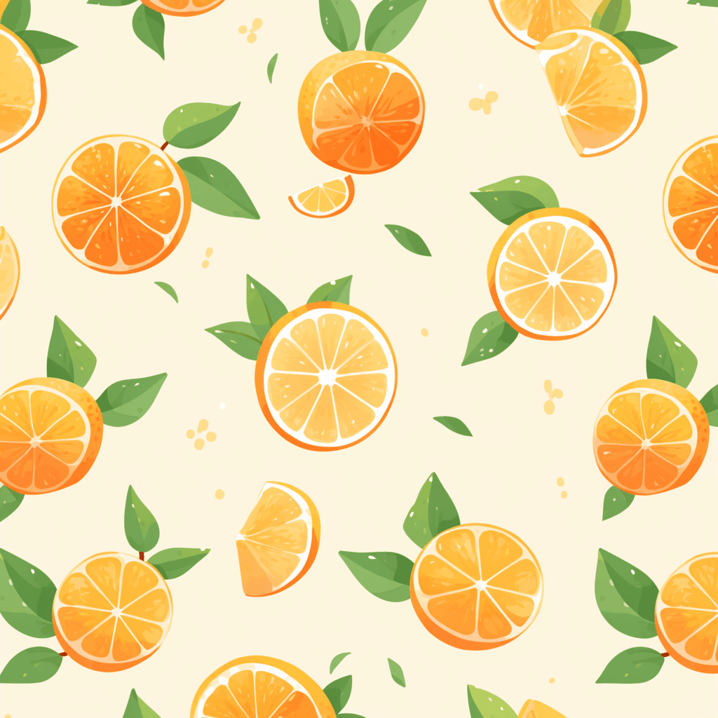 Lemon Flow original repeating artwork