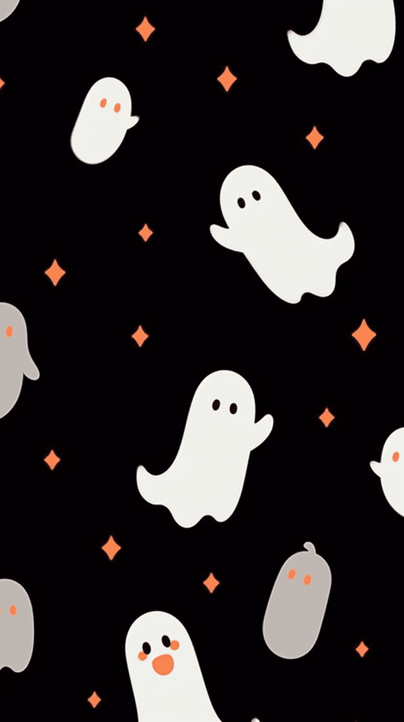 Halloween Ghost 298 original repeating artwork