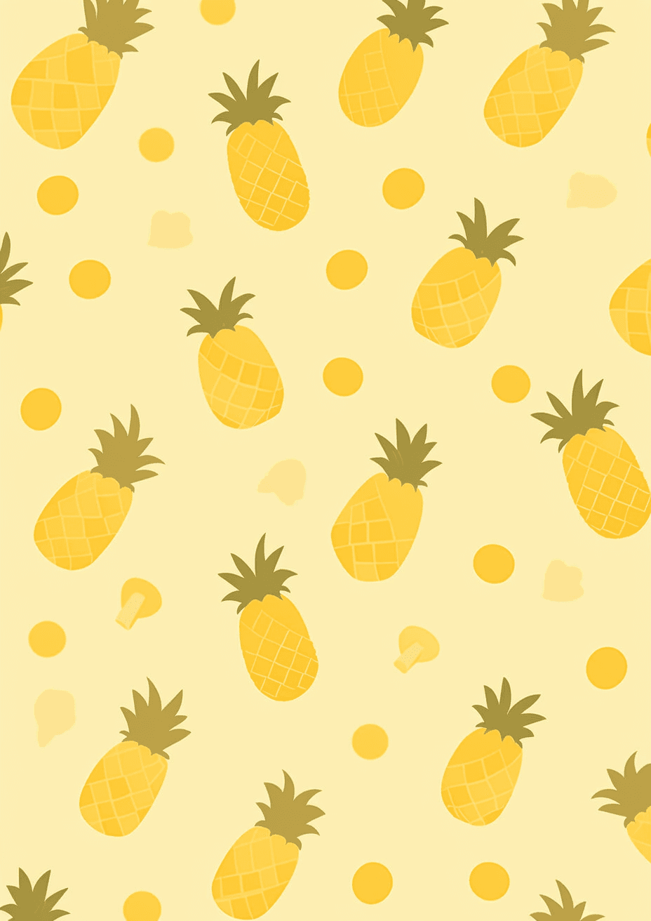 Pineapple Duo original repeating artwork