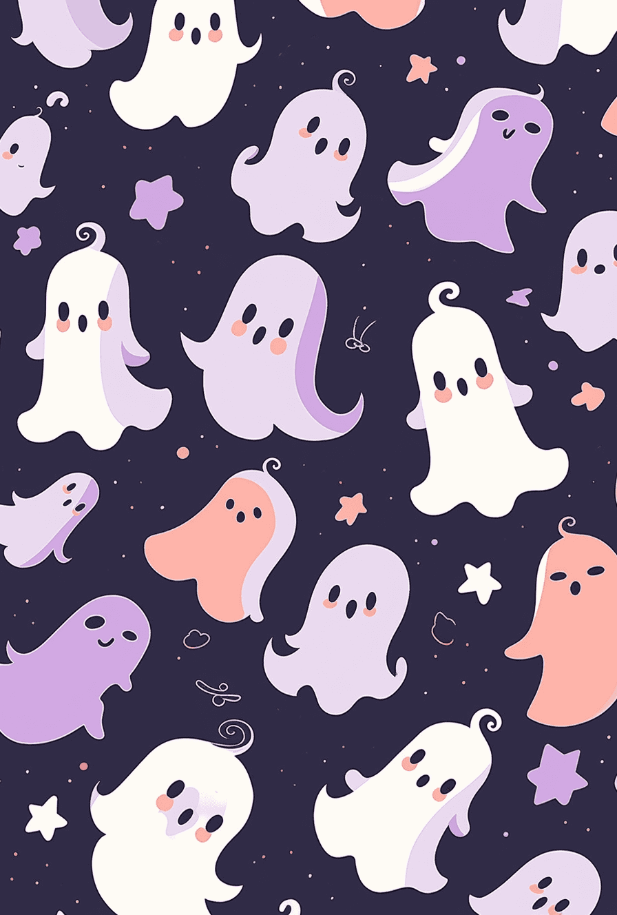 Halloween Ghost 084 original repeating artwork