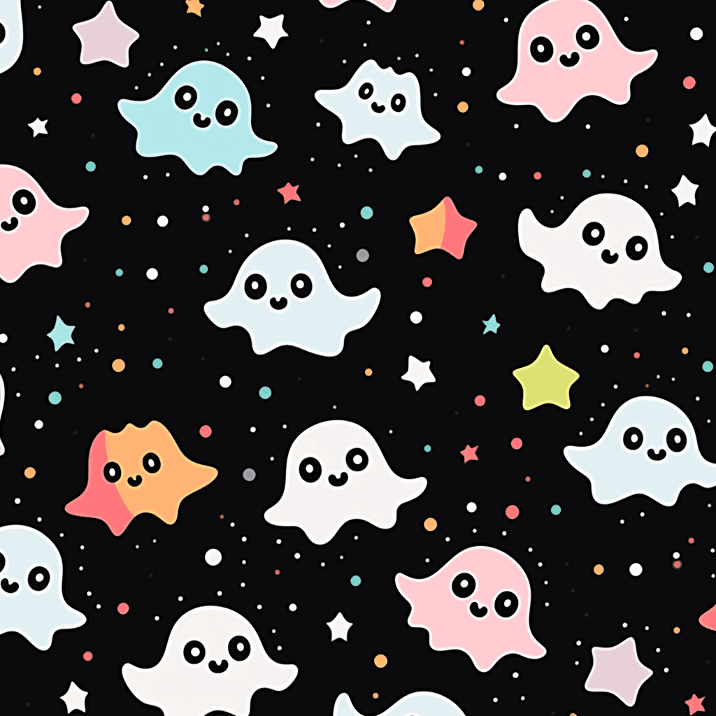 Halloween Ghost 248 original repeating artwork