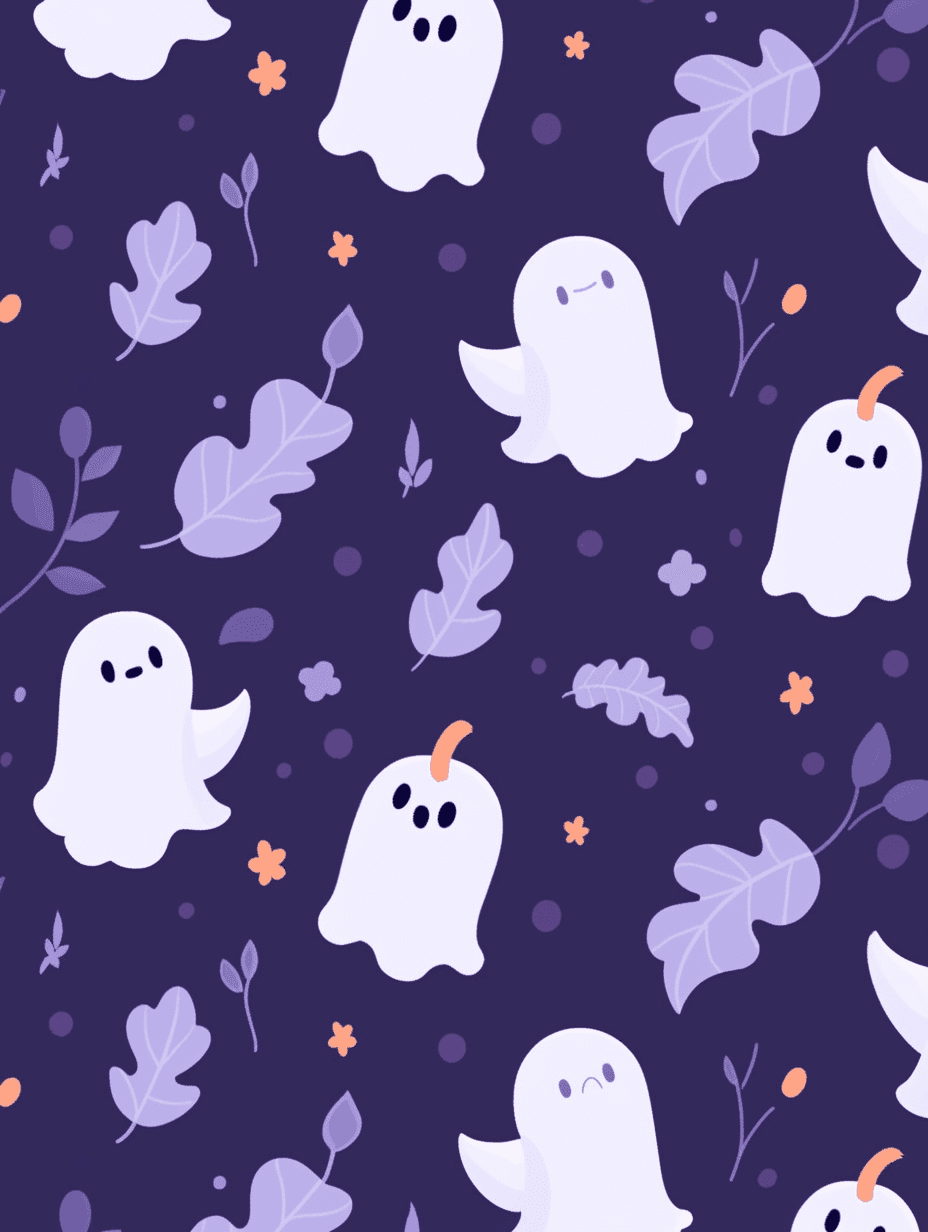 Halloween Ghost 1589 original repeating artwork