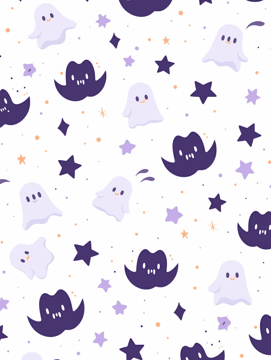 Halloween Ghost 912 original repeating artwork