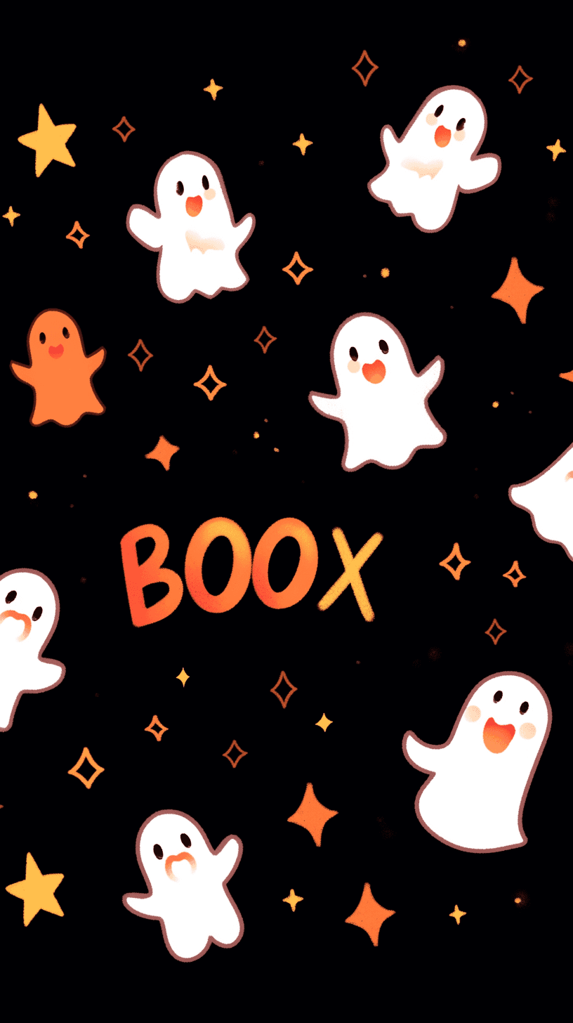 Halloween Ghost 1309 original repeating artwork