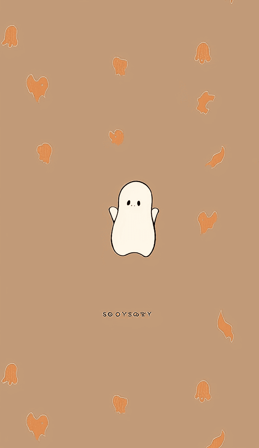 Halloween Ghost 1106 original repeating artwork