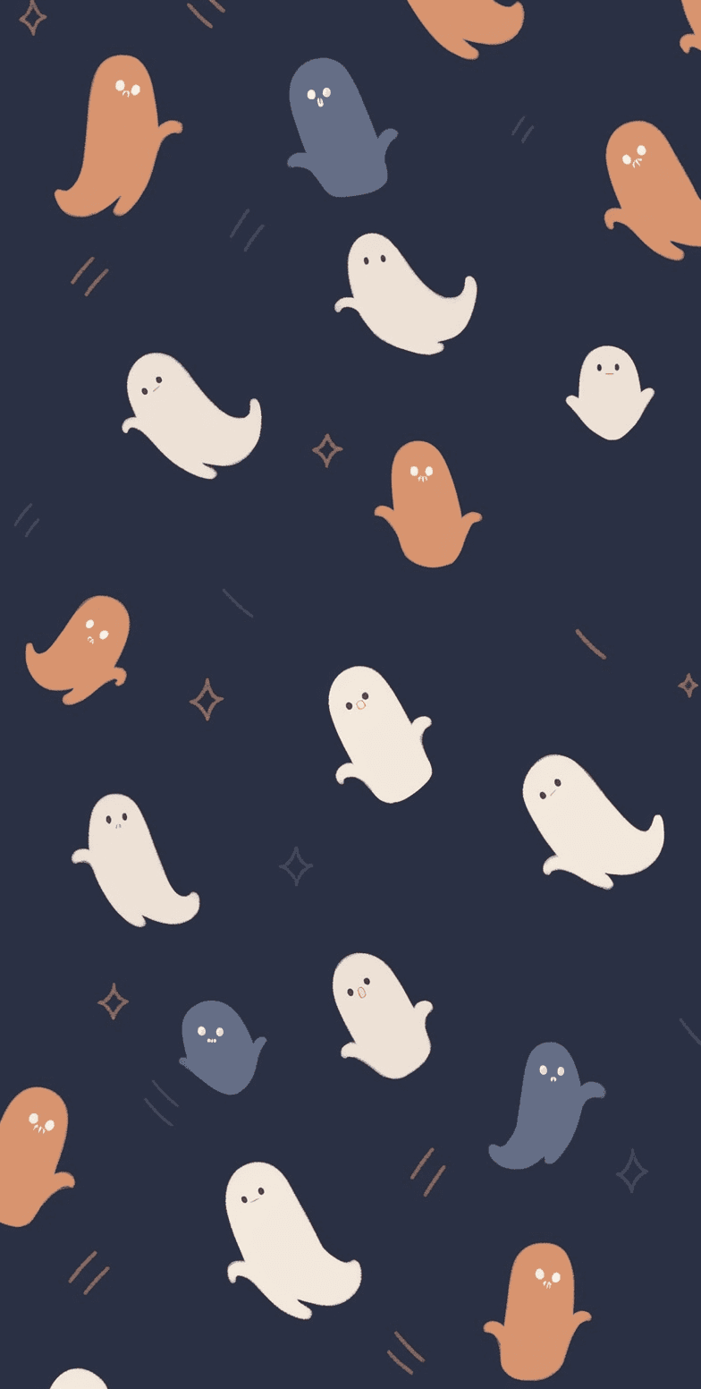 Halloween Ghost 130 original repeating artwork