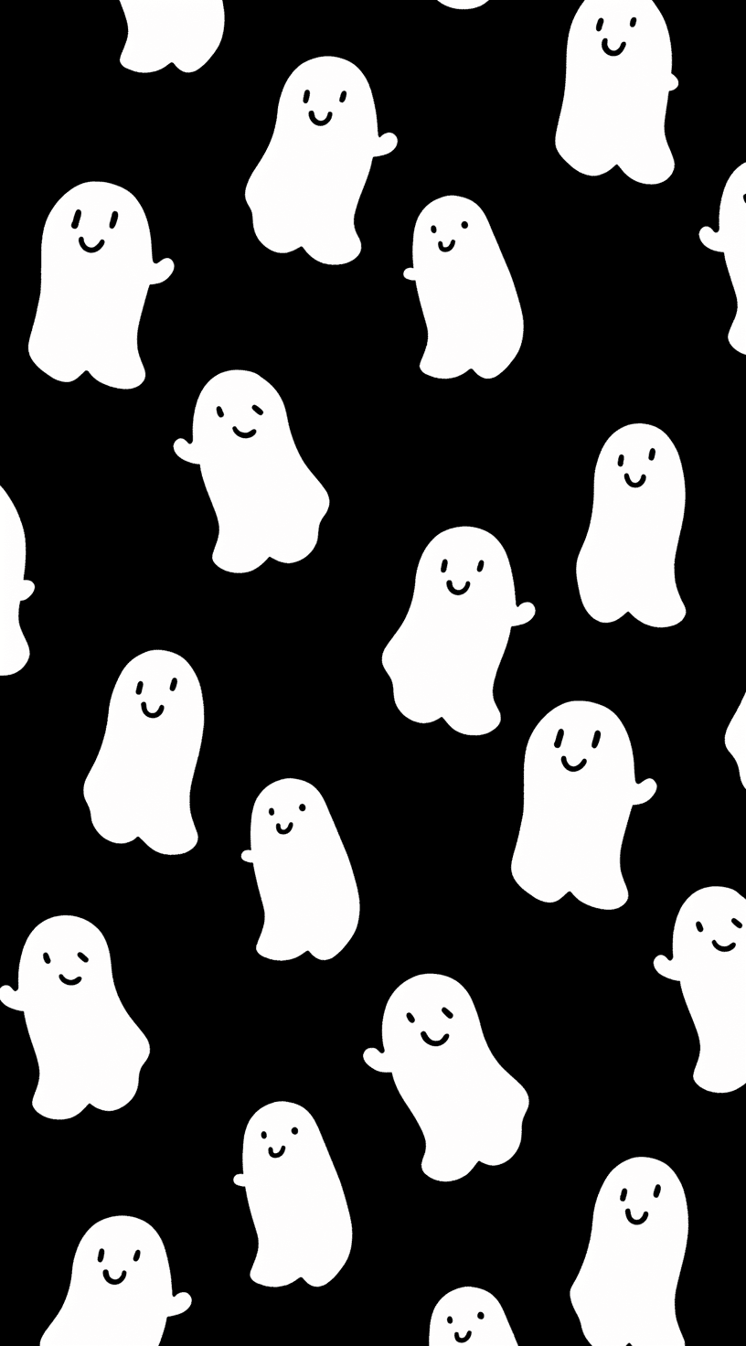 Halloween Ghost 1484 original repeating artwork