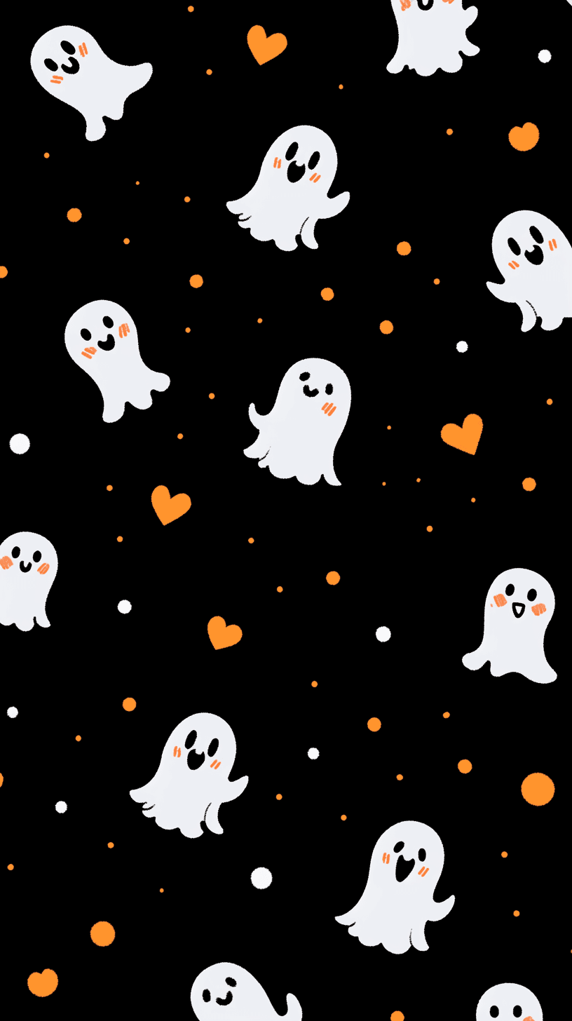 Halloween Ghost 1500 original repeating artwork