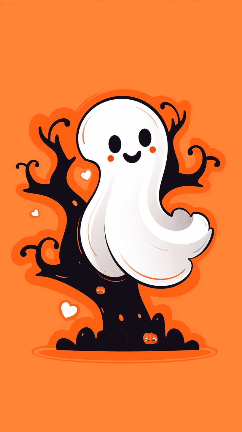 Halloween Ghost 439 original repeating artwork