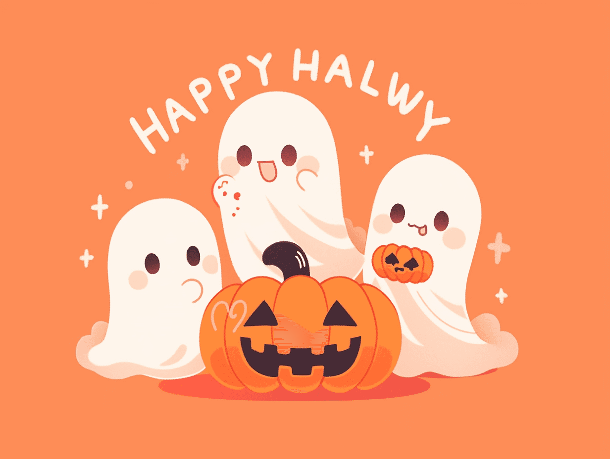 Halloween Ghost 120 original repeating artwork