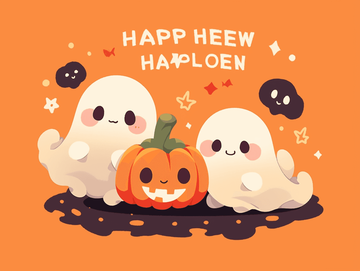 Halloween Ghost 1575 original repeating artwork