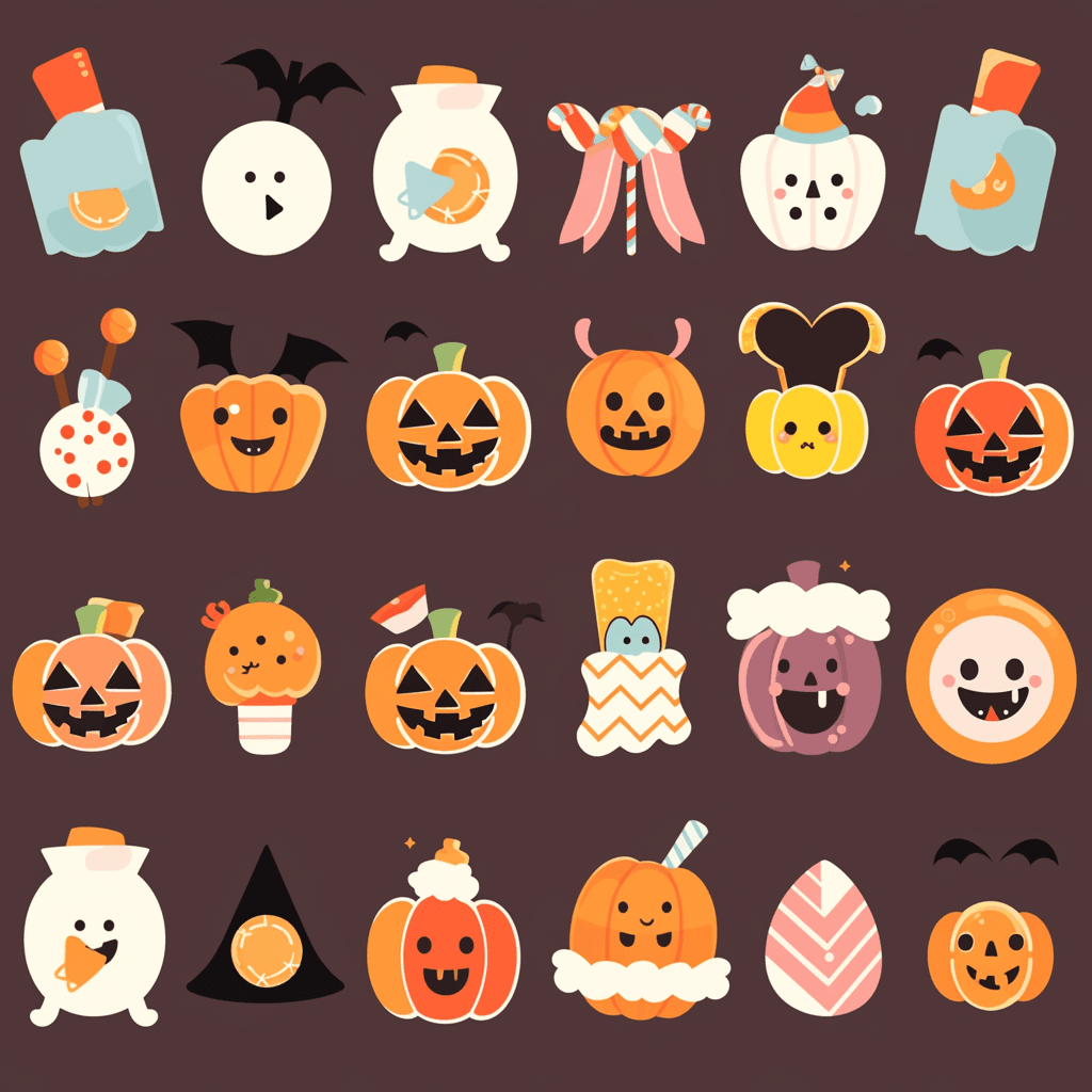 Halloween Design Spring original repeating artwork