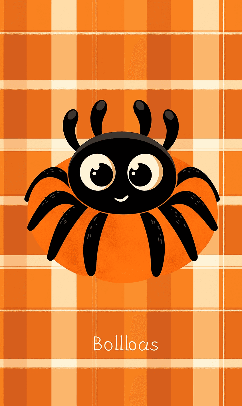 Halloween Spider Slide original repeating artwork