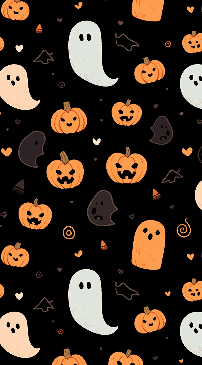 Halloween Ghost 122 original repeating artwork