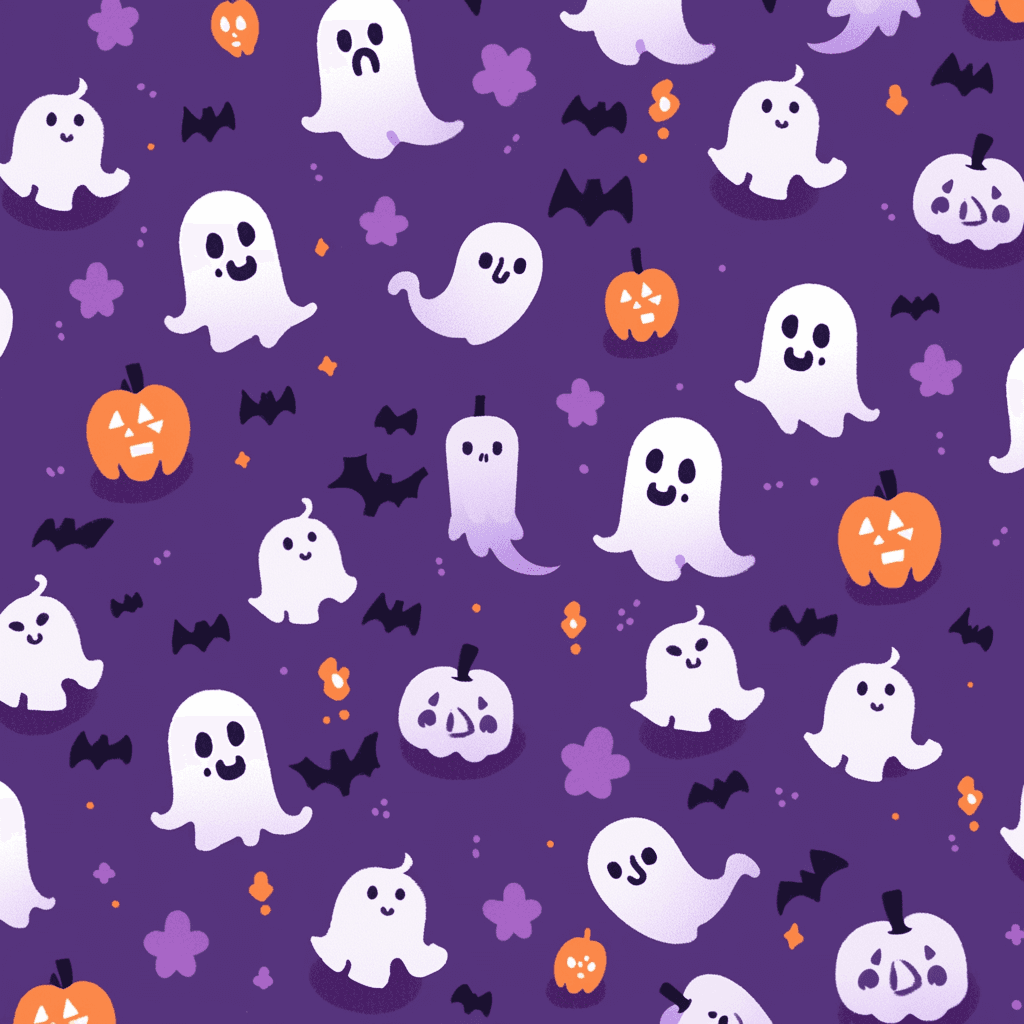 Halloween Ghost 429 original repeating artwork