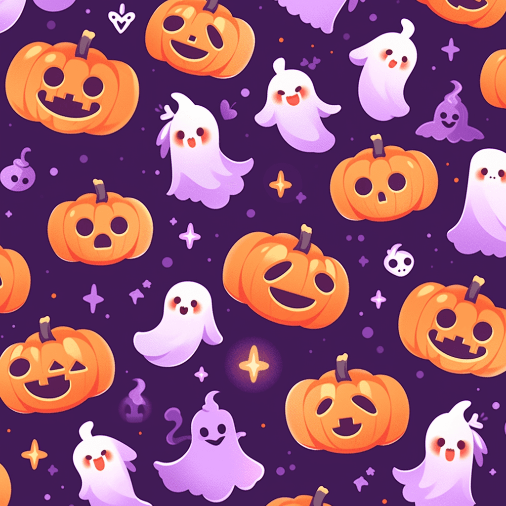Halloween Ghost 247 original repeating artwork