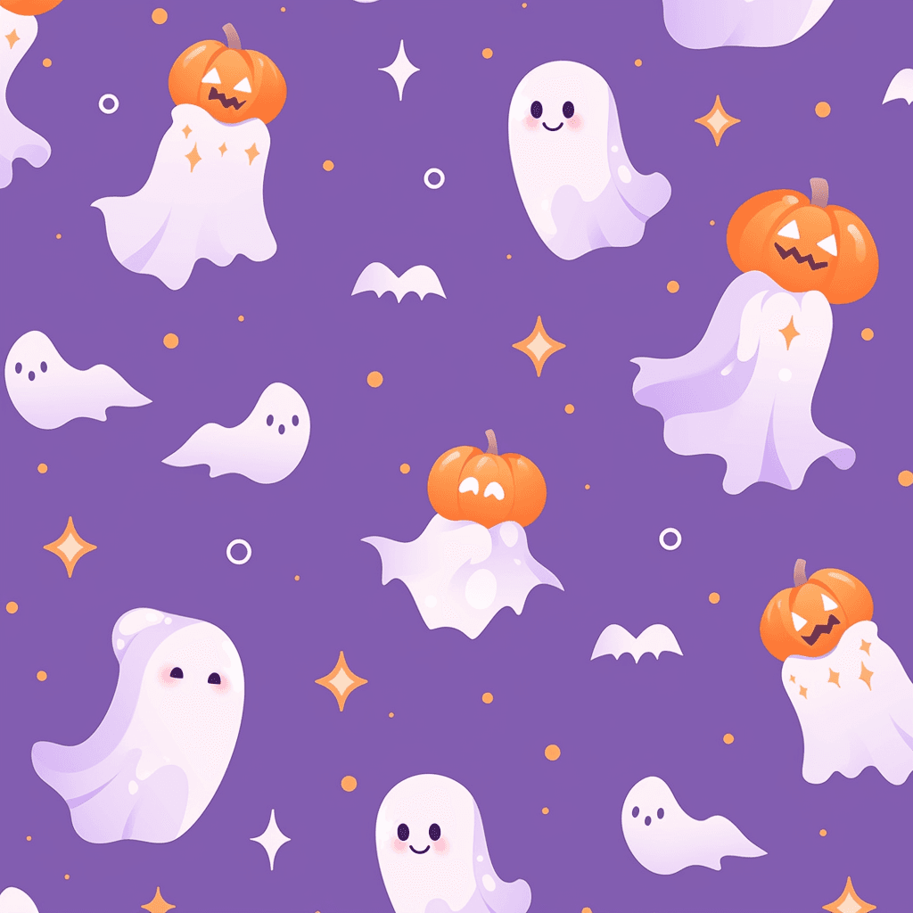 Halloween Ghost 139 original repeating artwork