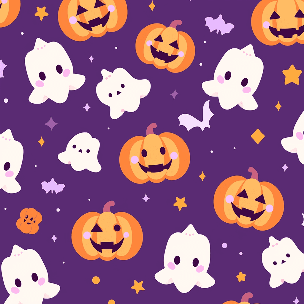 Halloween Ghost 136 original repeating artwork