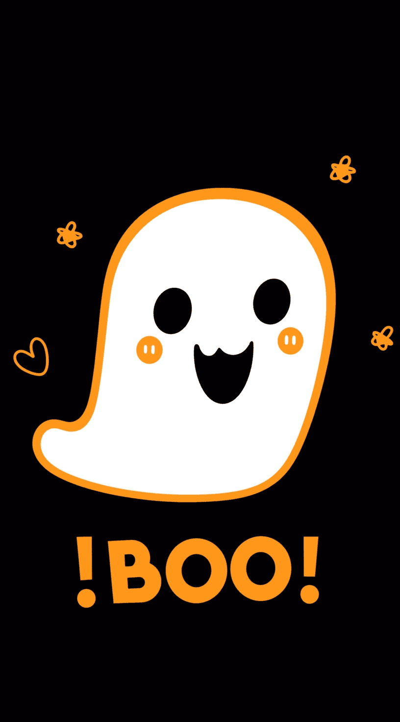 Halloween Ghost 1546 original repeating artwork