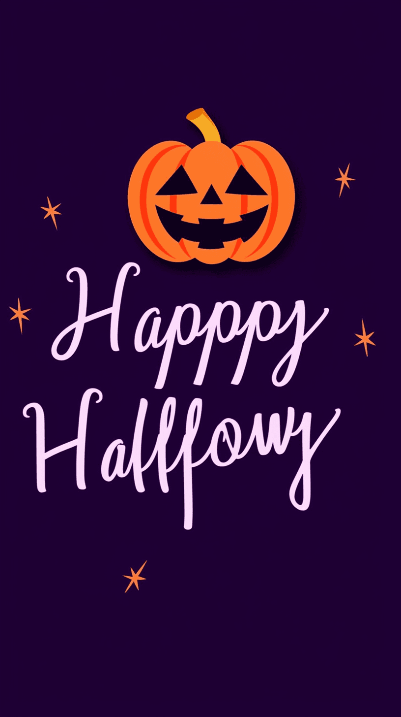 Halloween Pumpkin Street original repeating artwork