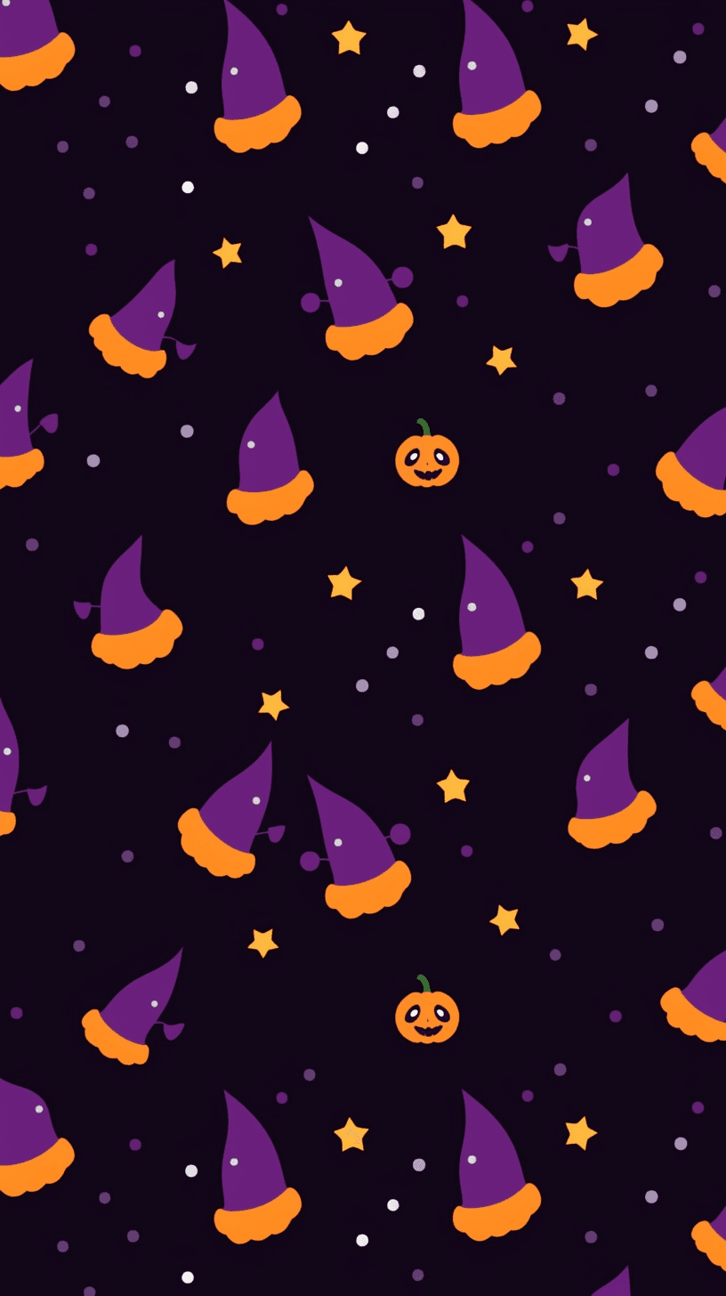 Halloween Pumpkin 377 original repeating artwork