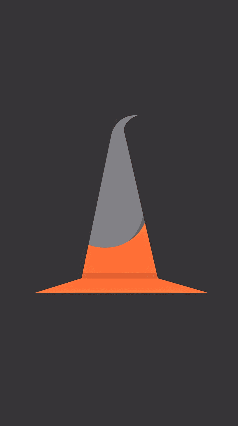 Halloween Hat Zoom original repeating artwork