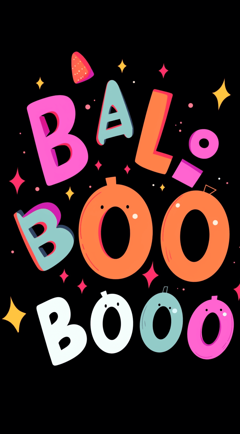 Halloween Letter Club original repeating artwork