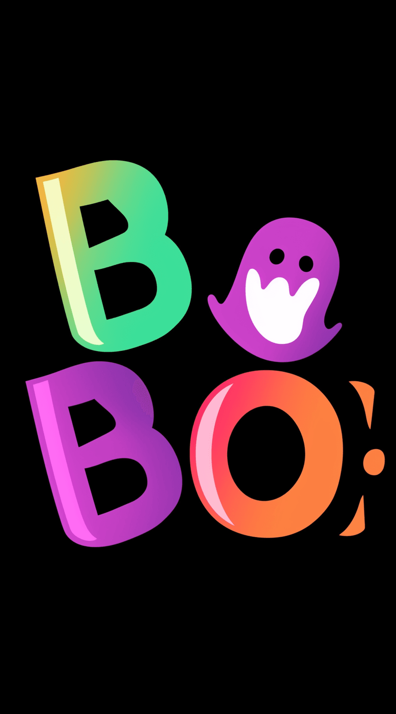 Halloween Letter Tribe original repeating artwork