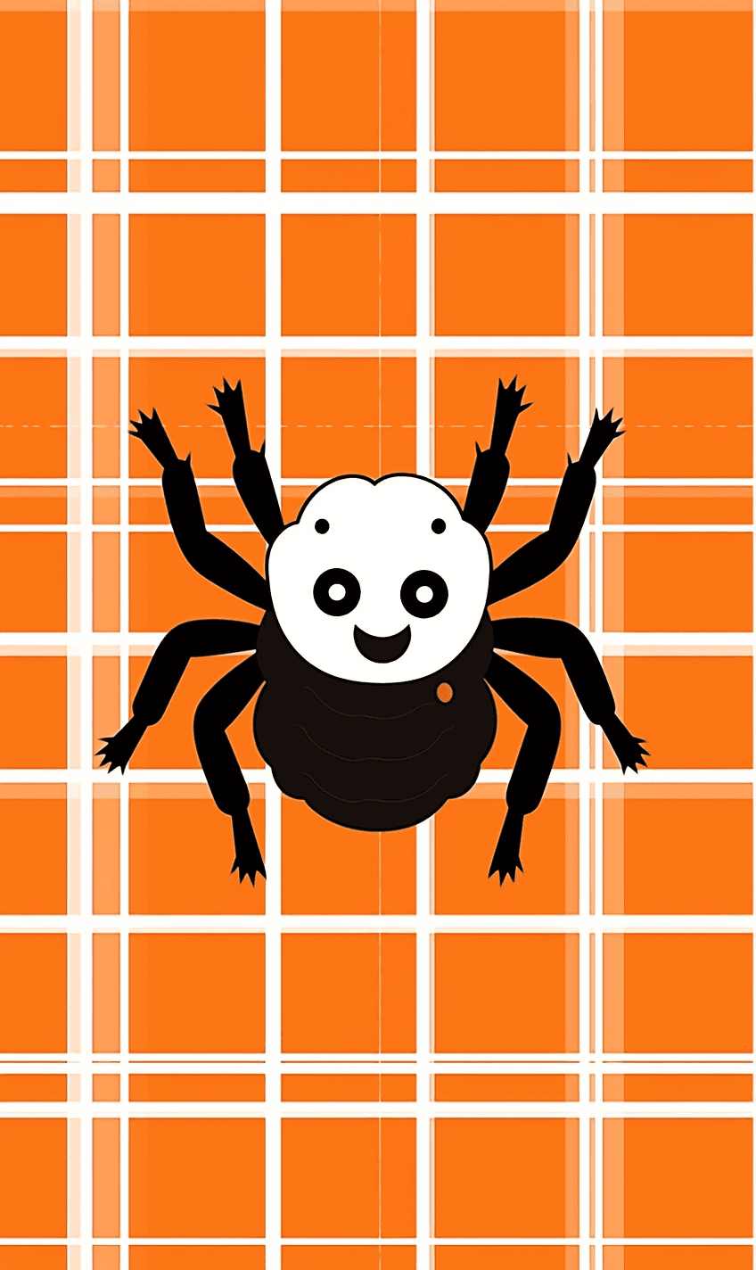 Halloween Spider Spark original repeating artwork