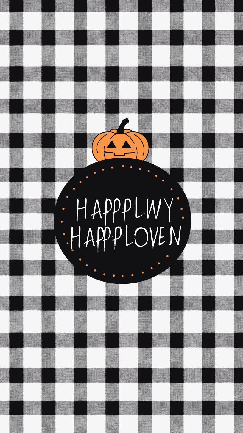 Halloween Letter Gang original repeating artwork