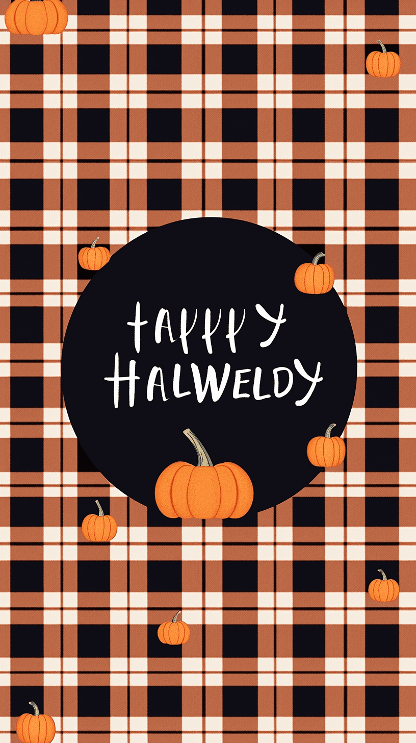 Halloween Letter original repeating artwork