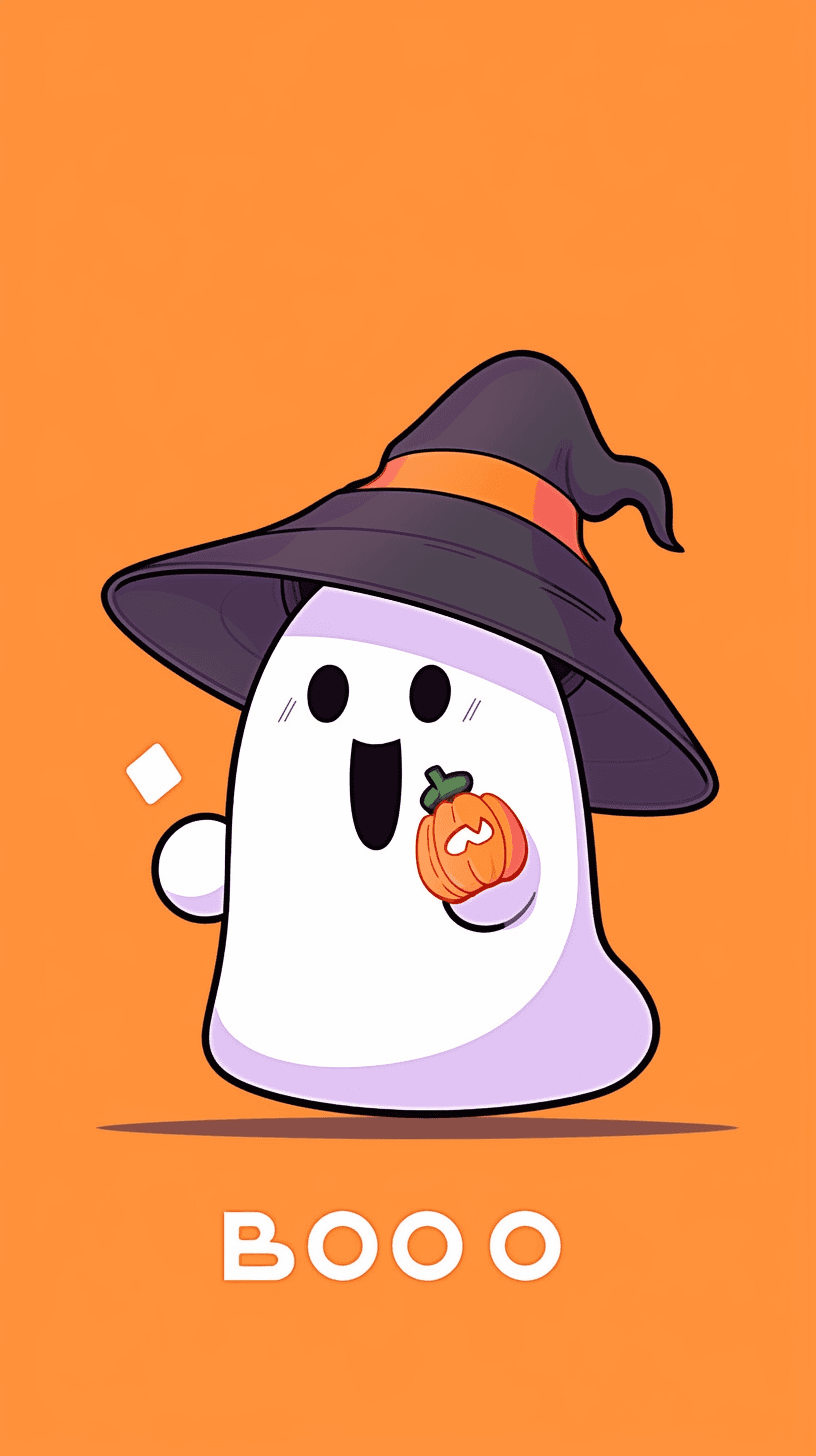Halloween Ghost 1217 original repeating artwork