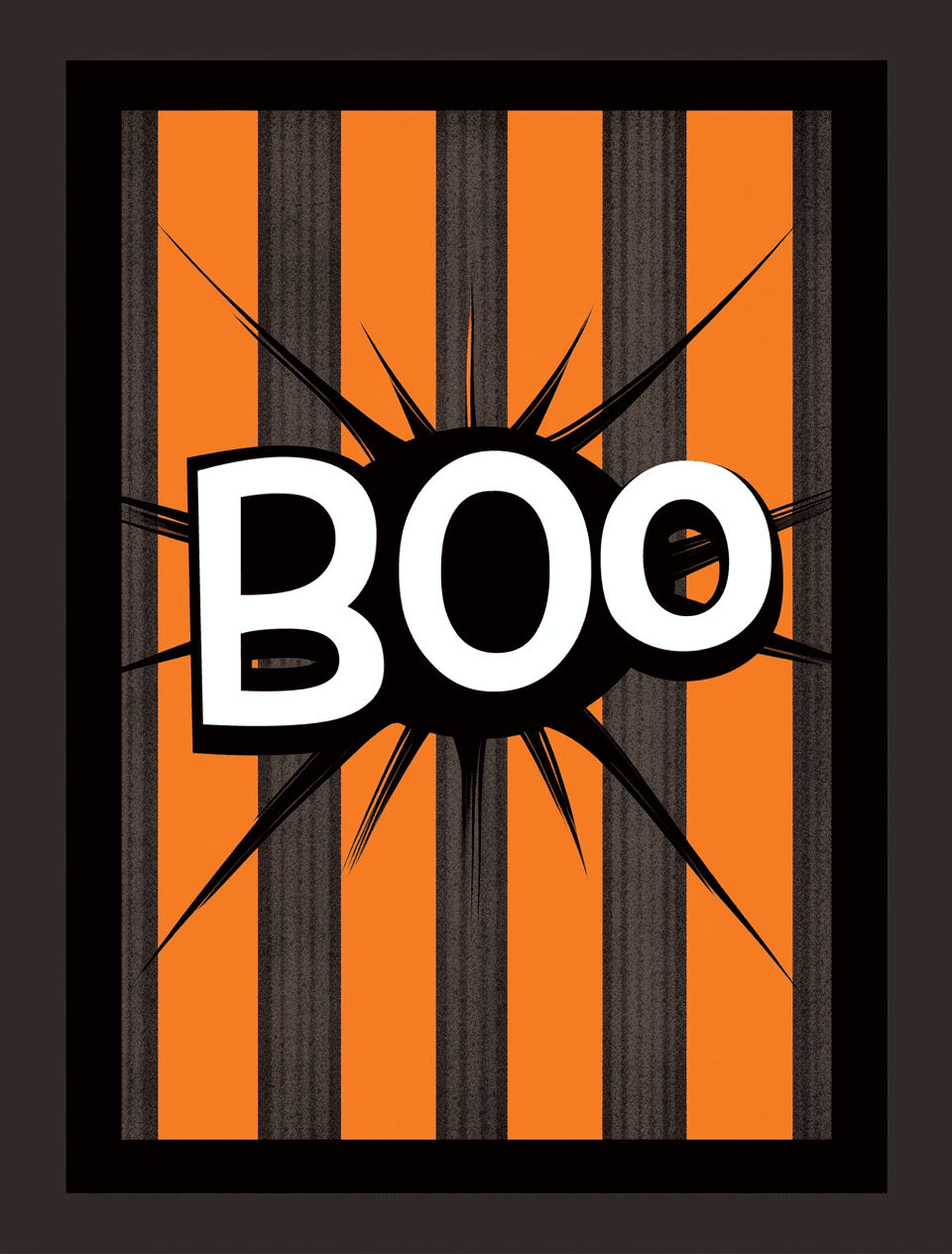 Halloween Letter Pals original repeating artwork