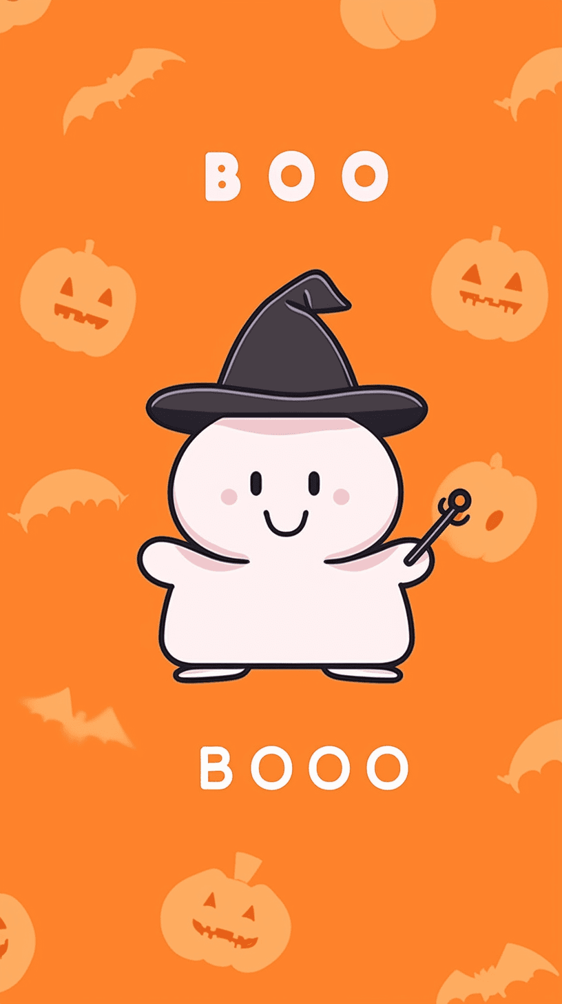 Halloween Ghost 469 original repeating artwork