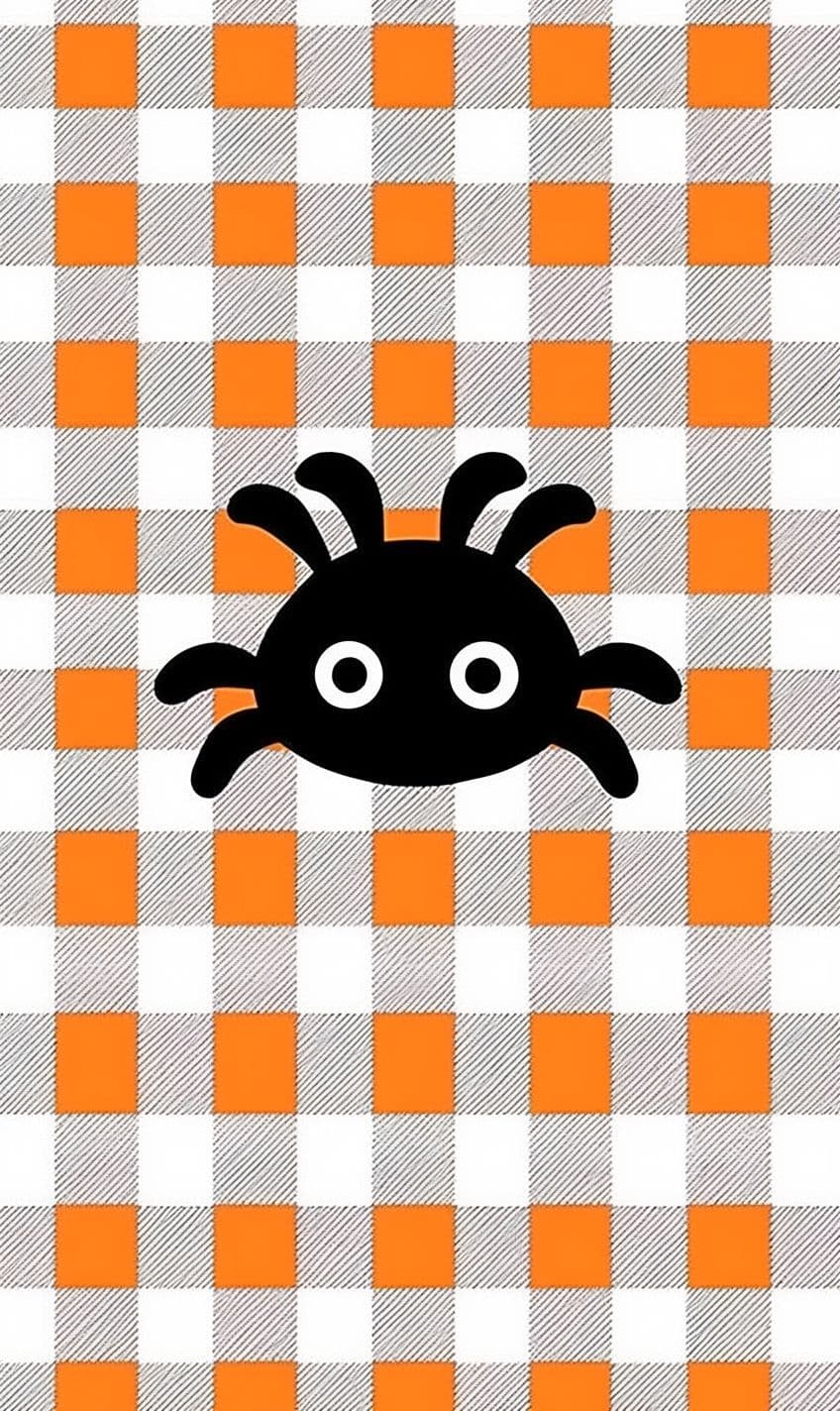 Halloween Spider Tribe original repeating artwork