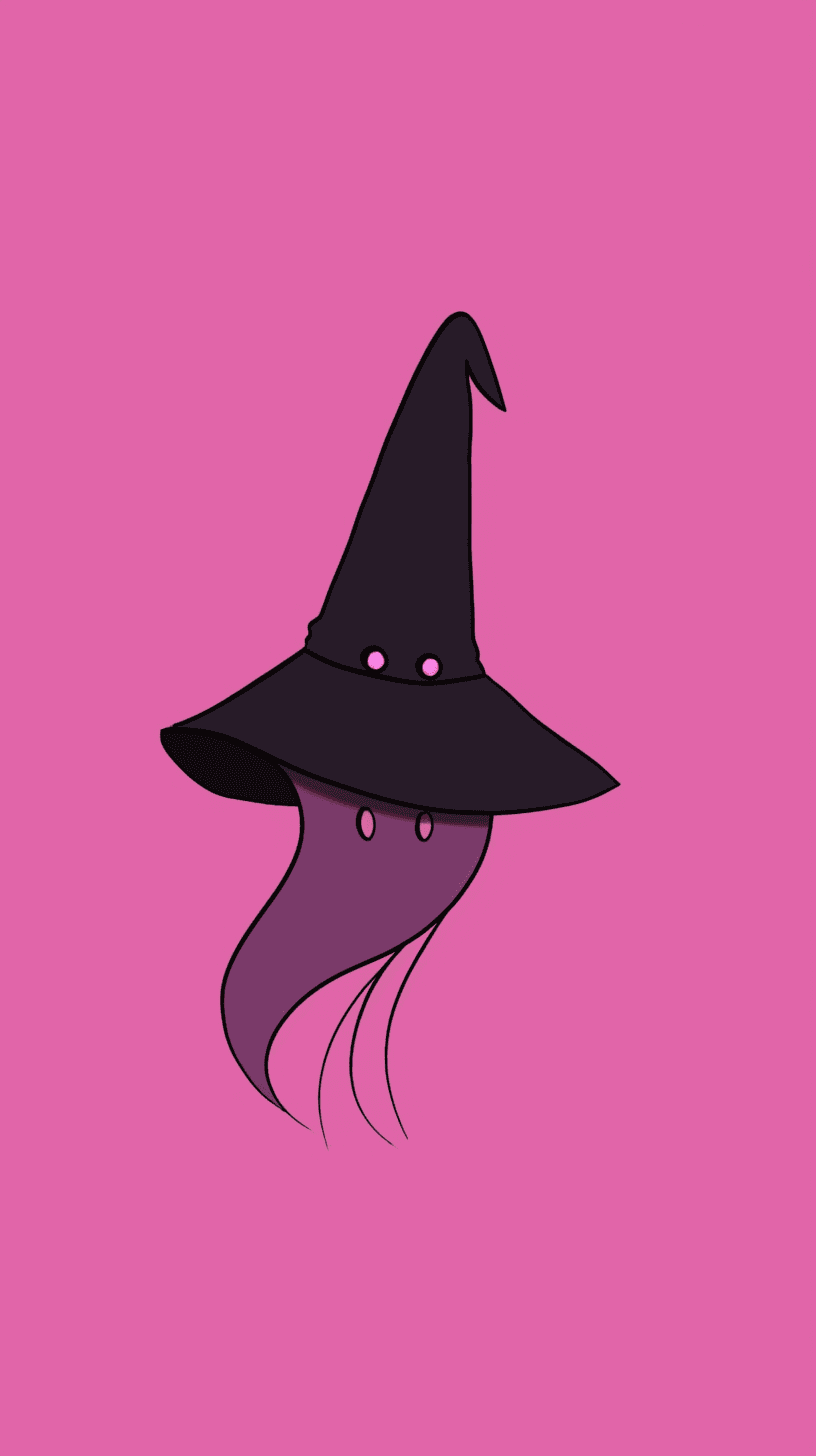 Halloween Hat Spin original repeating artwork