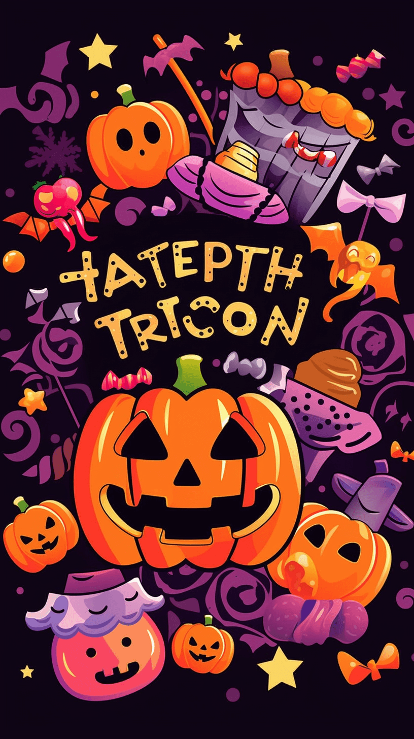 Halloween Pumpkin 233 original repeating artwork