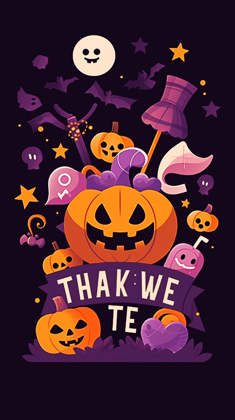 Halloween Design Series original repeating artwork