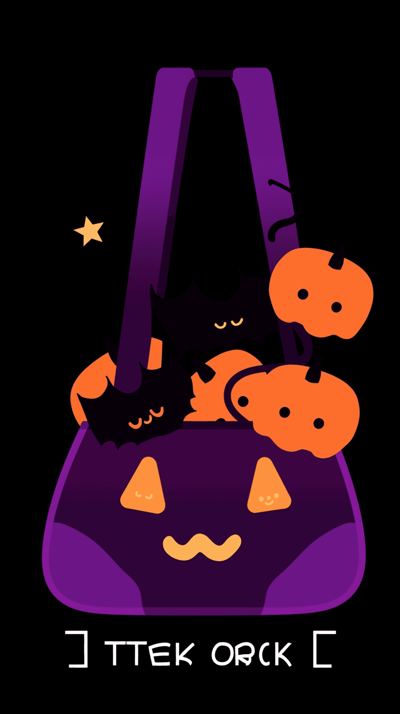 Halloween Autumn original repeating artwork