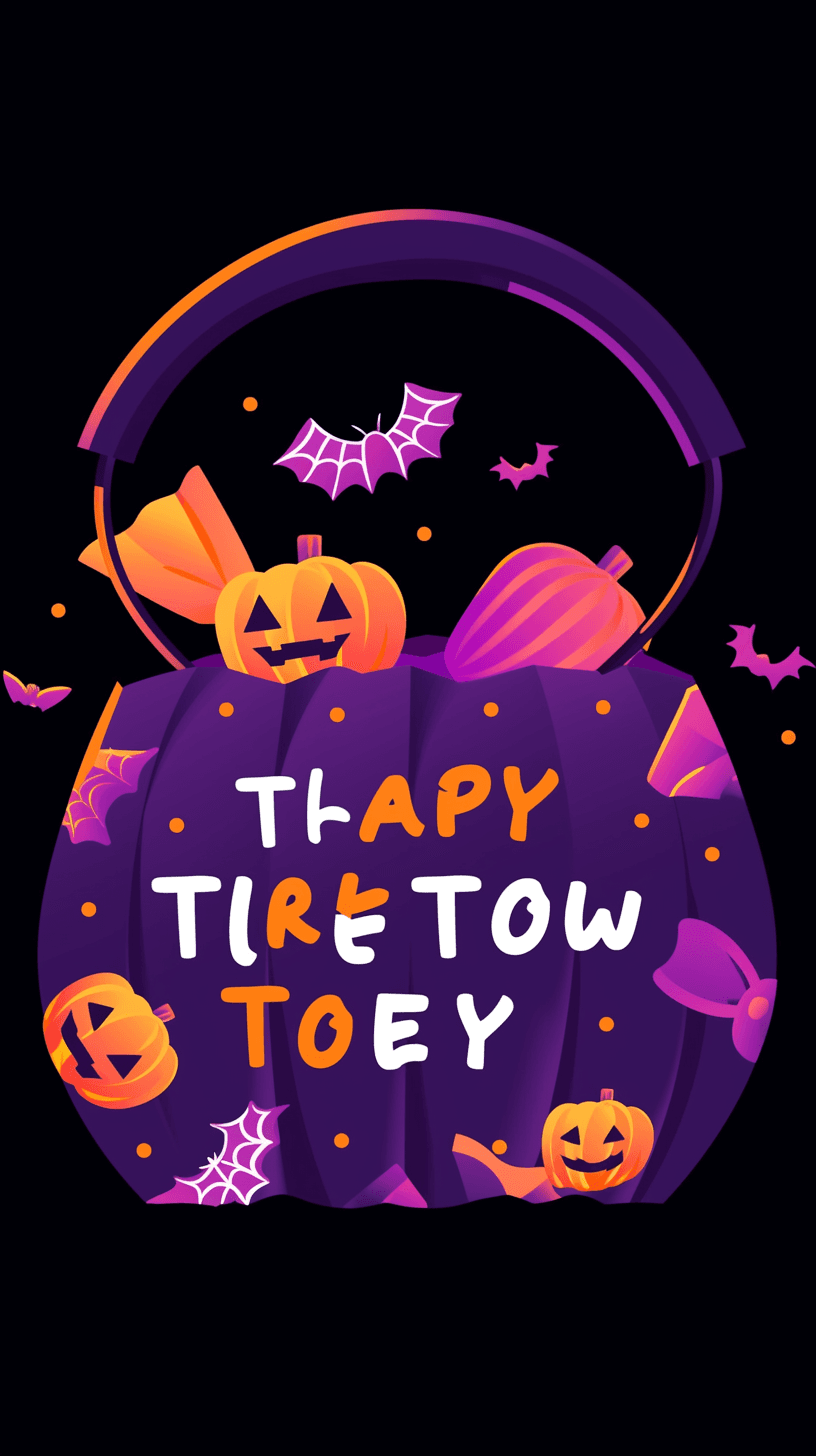 Halloween Valley original repeating artwork