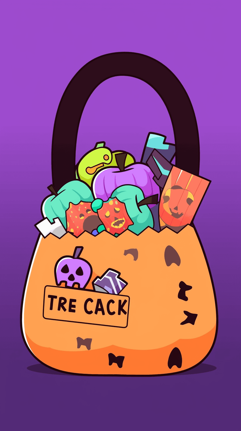 Halloween North original repeating artwork