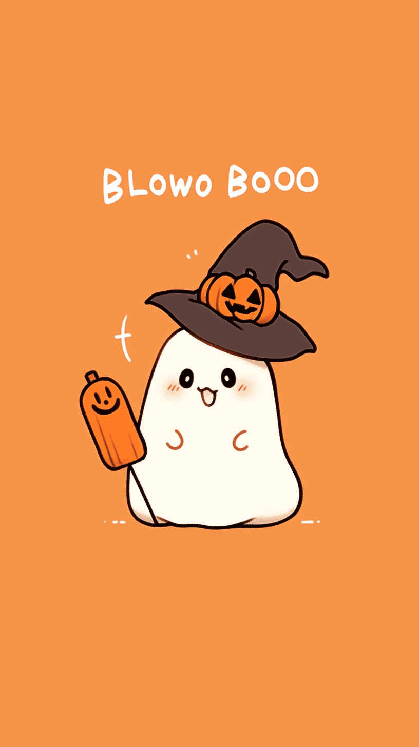 Halloween Ghost 627 original repeating artwork