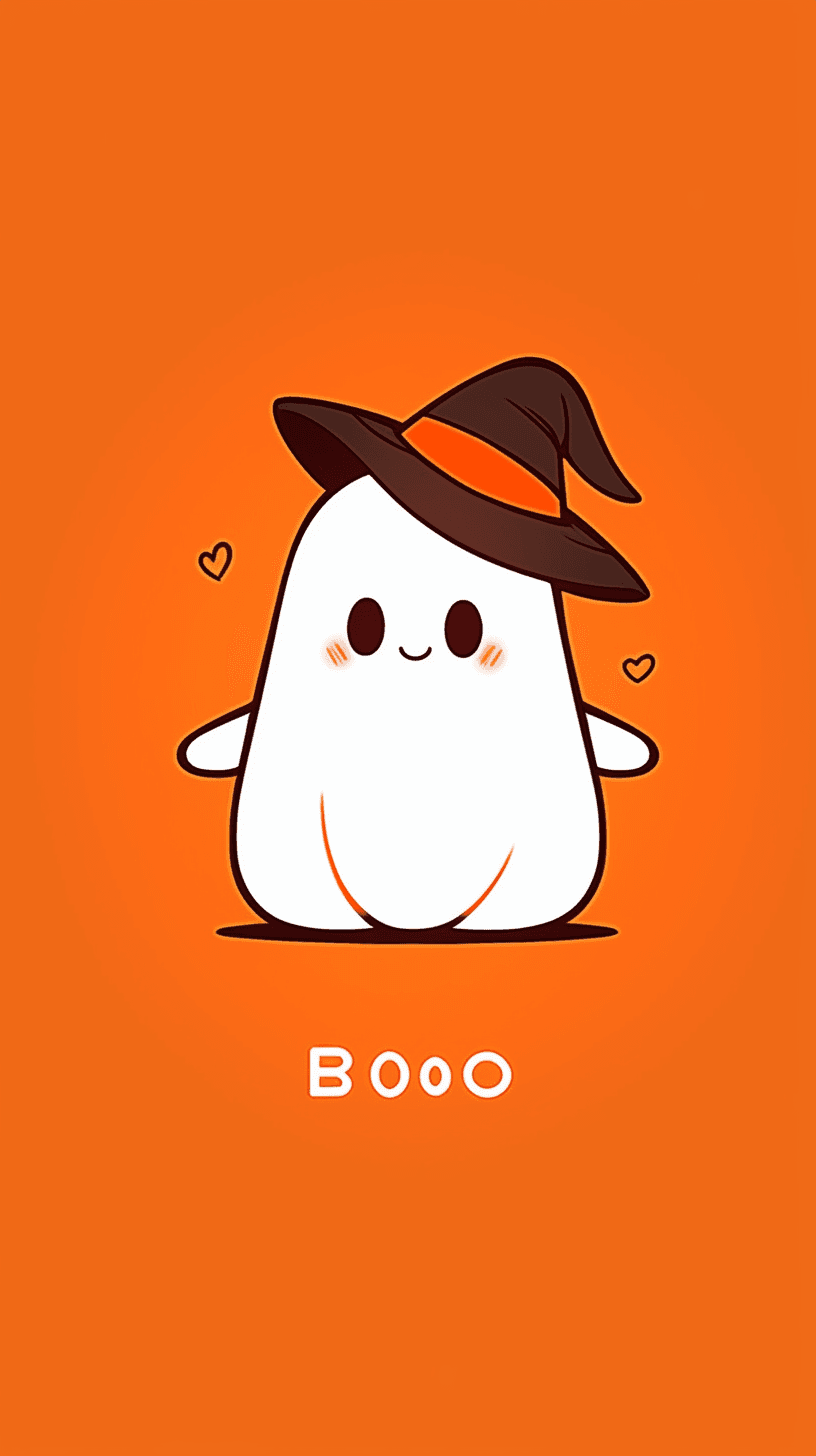 Halloween Ghost 637 original repeating artwork