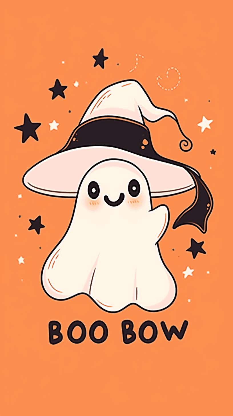 Halloween Ghost 432 original repeating artwork