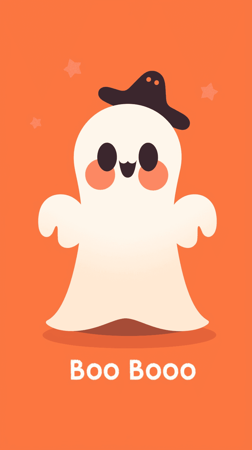 Halloween Ghost 1013 original repeating artwork