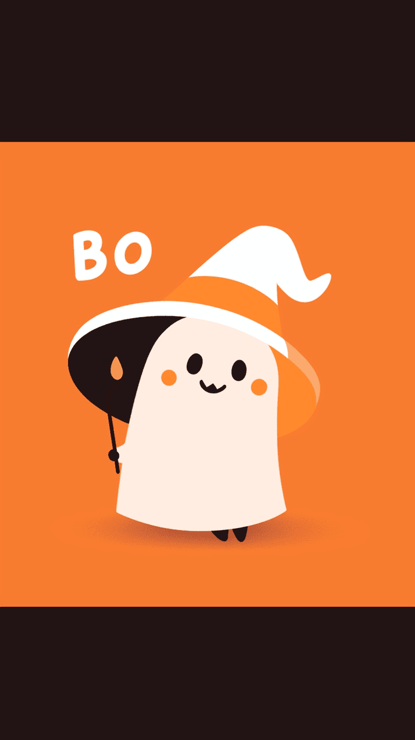 Halloween Ghost 674 original repeating artwork