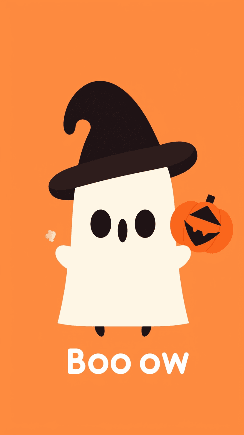 Halloween Ghost 1164 original repeating artwork
