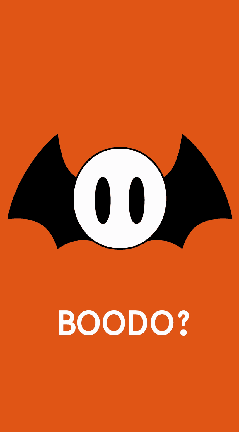 Halloween Bat Play original repeating artwork