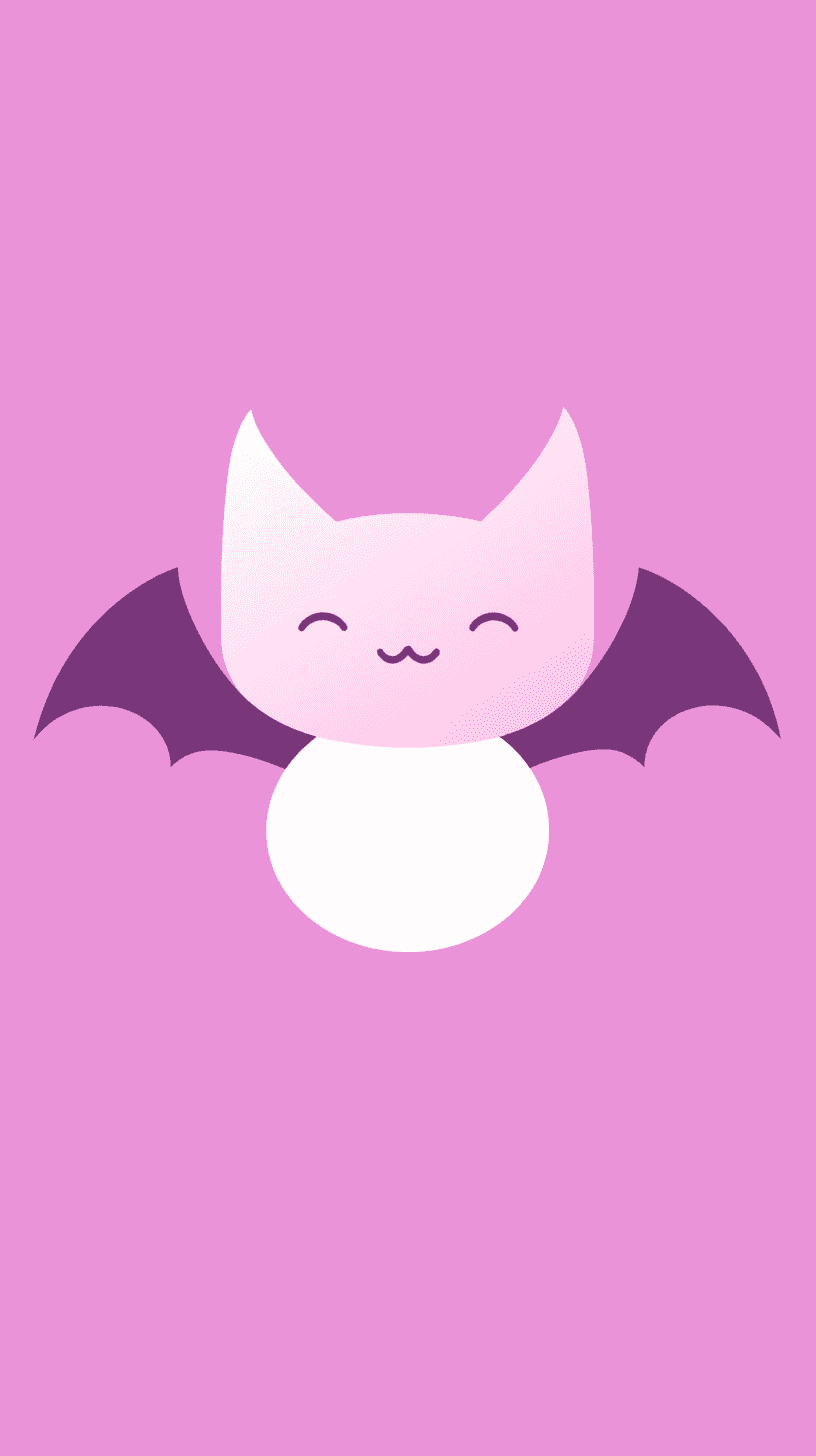 Halloween Bat Rise original repeating artwork