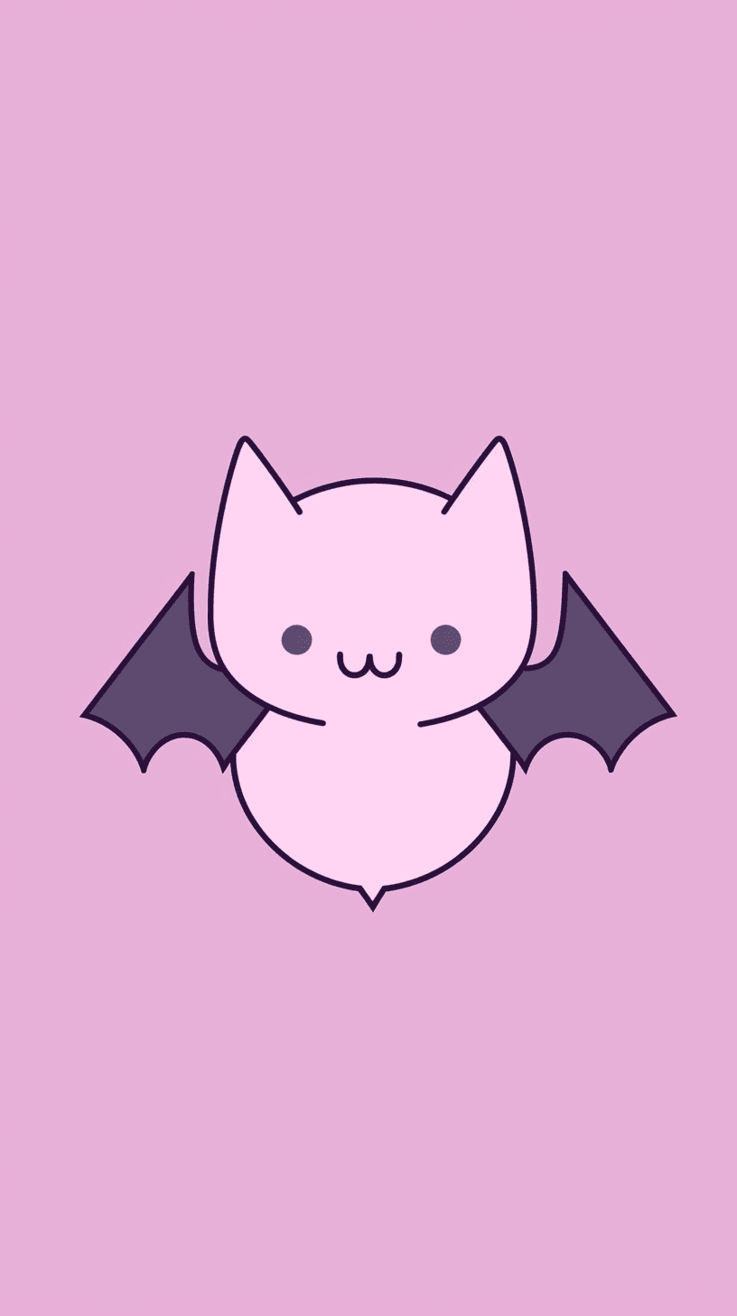 Halloween Bat Pop original repeating artwork